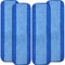 Microfiber Mop Cloth Blue Striped Replacement Mop Head Reusable Plate Pasting Clean Mop Pads For Bo 5