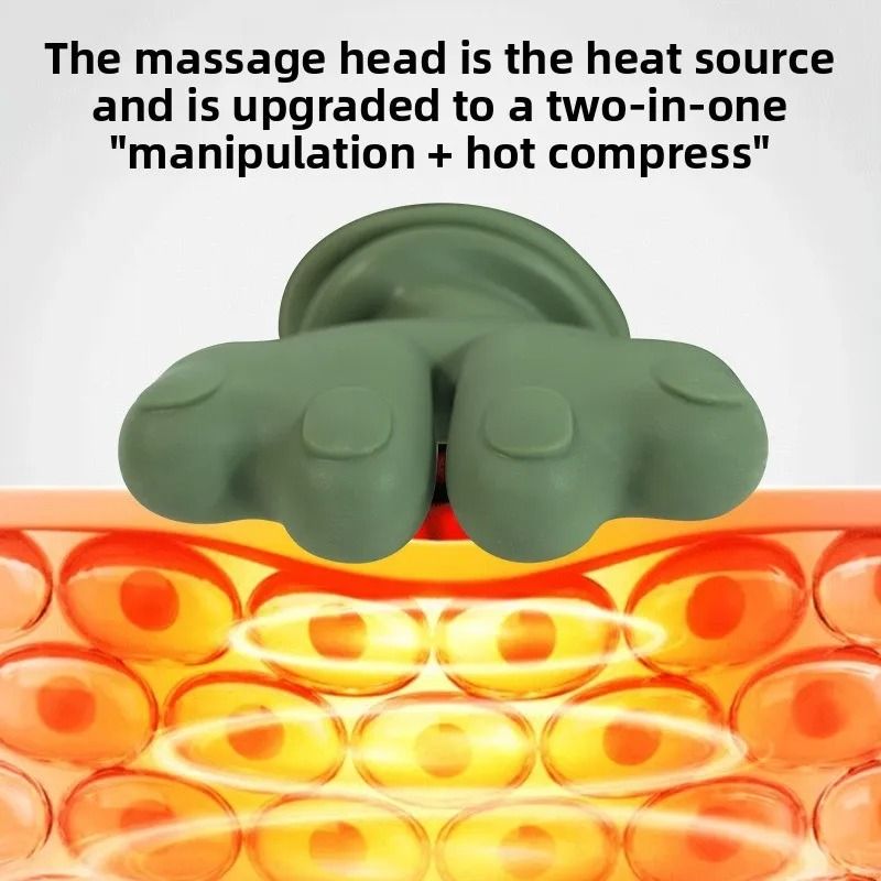 Finger Pressure Hot Compress Neck Massager Simulation Human Shoulder Back Leg Waist Deep Tissue Kne 5