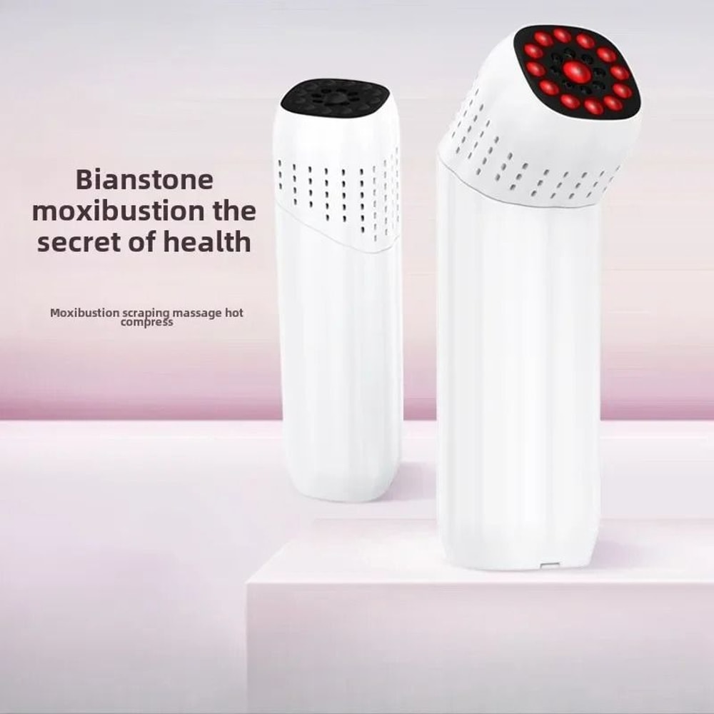 Multi Functional Household Portable Warm Moxibustion Equipment Handheld Scraping Massage Stone Beau 3