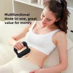deep tissue percussion vibration fitness massager 15w muscle relief mini fascial ring and magic ring