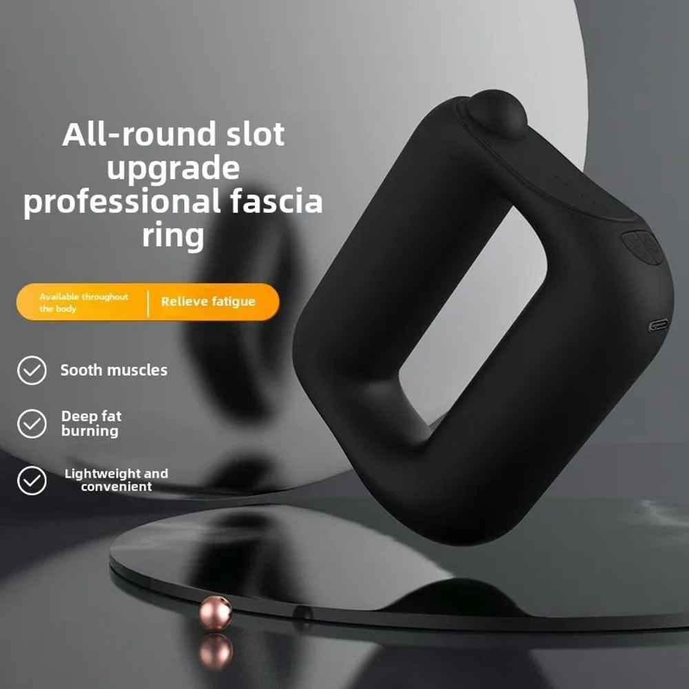 Deep Tissue Percussion Vibration Fitness Massager 15W Muscle Relief Mini Fascial Ring And Magic Rin 5