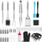 25Piece And 39Piece Stainless Steel Outdoor Kitchen Grill BBQ Tool Set With Oxford Cloth Storage Ca 6