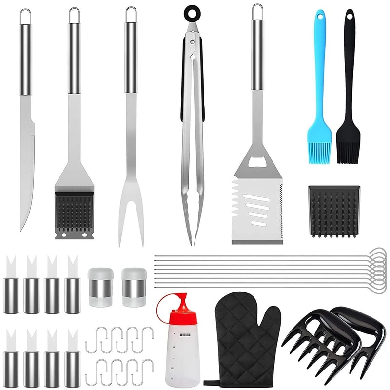 25Piece And 39Piece Stainless Steel Outdoor Kitchen Grill BBQ Tool Set With Oxford Cloth Storage Ca 6