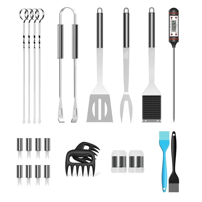 25Piece And 39Piece Stainless Steel Outdoor Kitchen Grill BBQ Tool Set With Oxford Cloth Storage Ca 7