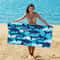 Portable Quick Drying Beach Towel Water Absorbent Sports Towel With Mesh Bag For Swimming Fitness A 3