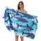 Portable Quick Drying Beach Towel Water Absorbent Sports Towel With Mesh Bag For Swimming Fitness A 4