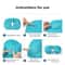 Ushaped Flocking Inflatable Neck Pillow Portable Compression Travel Pillow For Outdoor Camping And 5