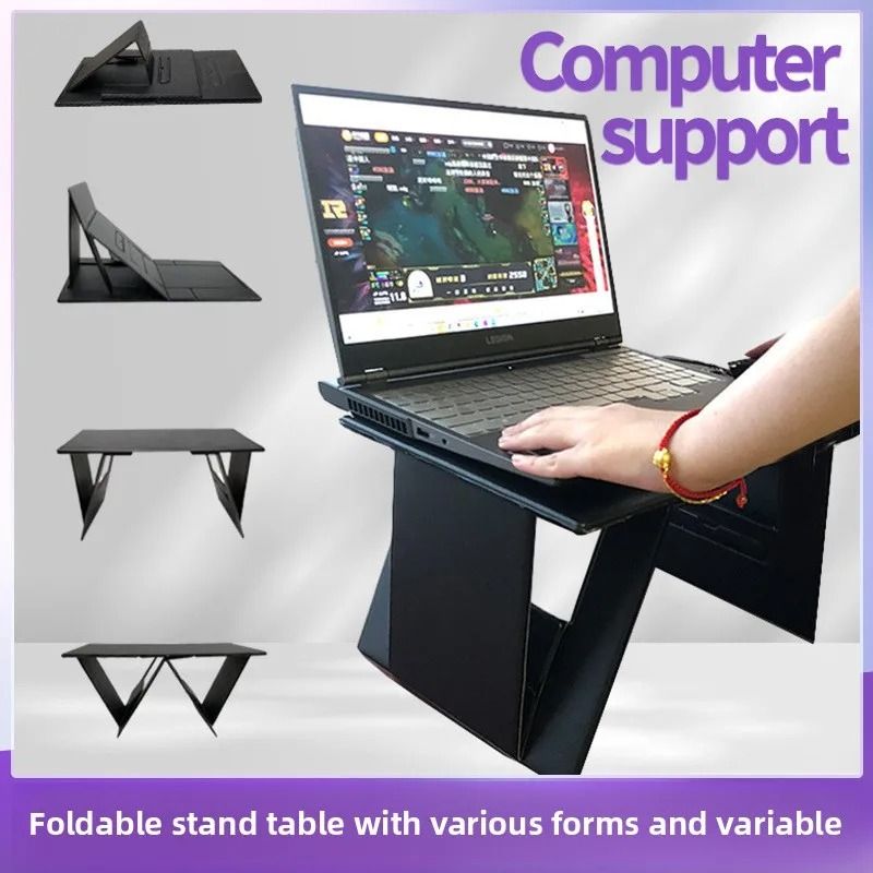 Portable Folding Small Bed Desk Bracket For Home Office And Car Computer Laptop Pad Reading And Wri 0