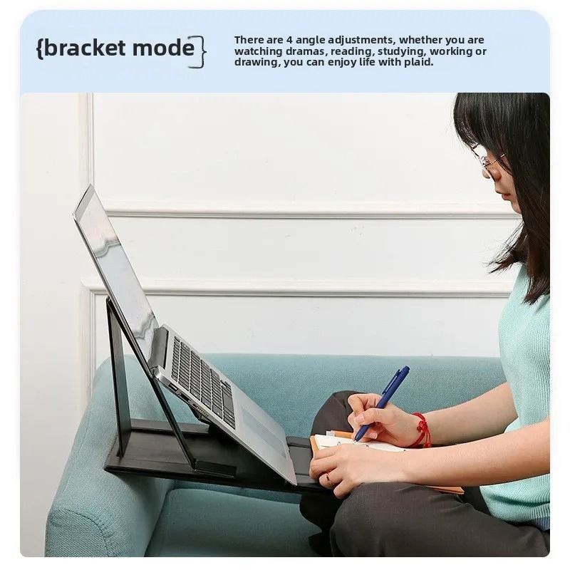 Portable Folding Small Bed Desk Bracket For Home Office And Car Computer Laptop Pad Reading And Wri 4