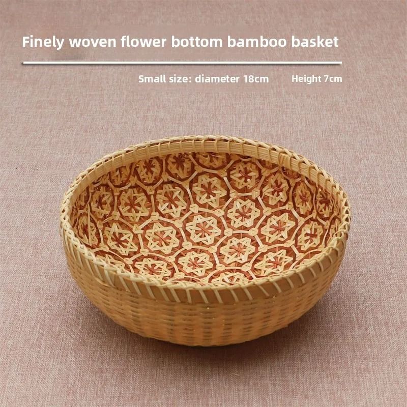 Professional HandWoven Bamboo Storage Baskets Rustic Decor For Home And Kitchen 6