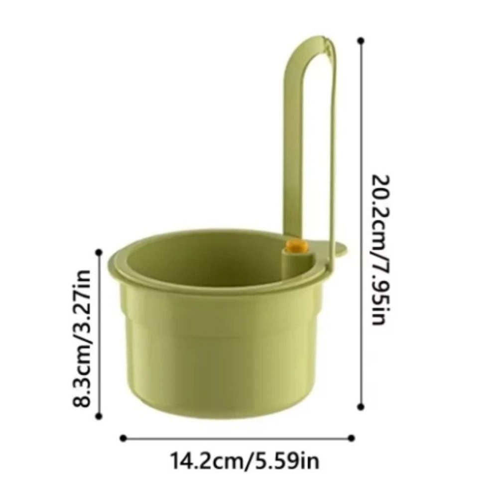 Multifunctional Hanging Circular Sink Filter Basket For Fruit And Vegetable Cleaning 2