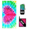 SandFree TieDye Heart Printed QuickDrying Beach Towel 70x140cm 4
