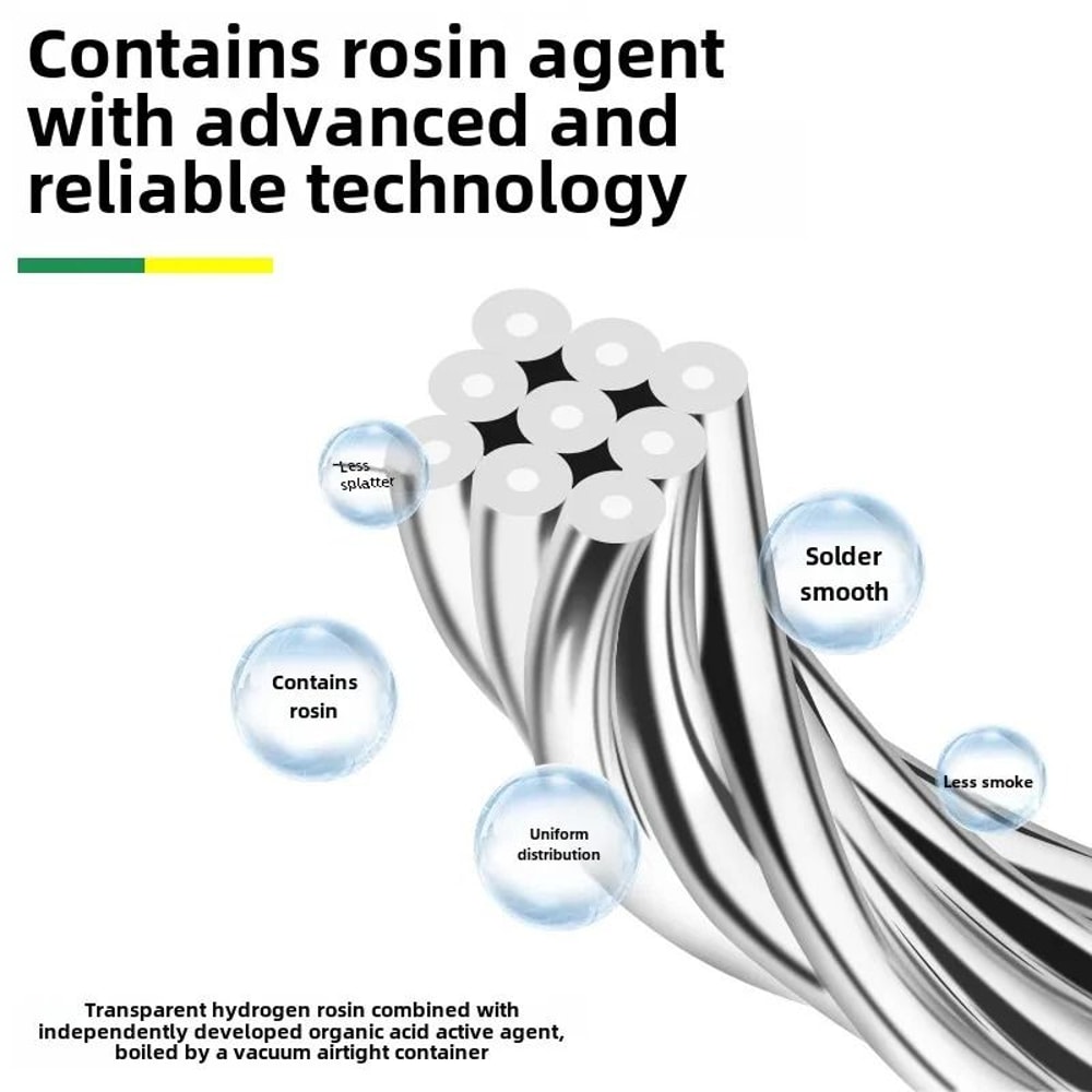 High Purity LeadFree Soldering Wire With Low Temperature Flux Core 50g 4