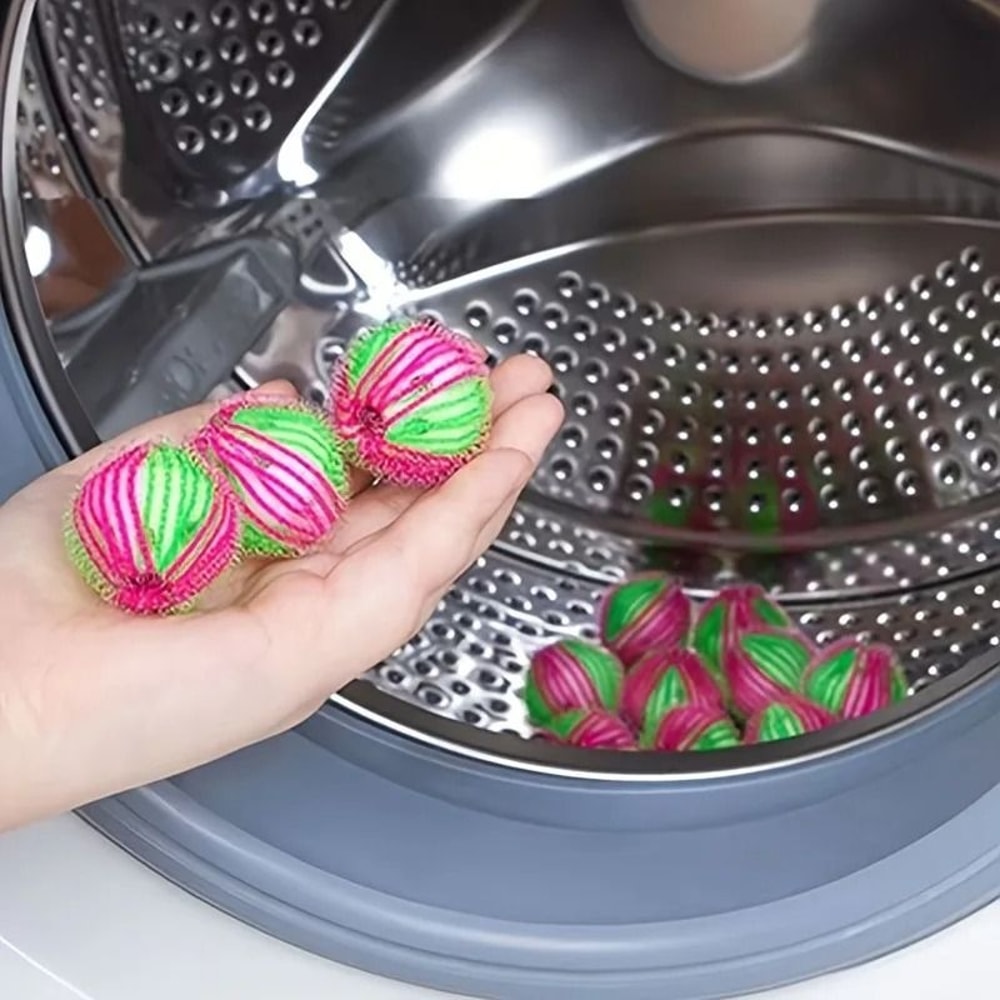 Reusable Roller Washing Machine Hair Remover And AntiTangle Laundry Balls 4