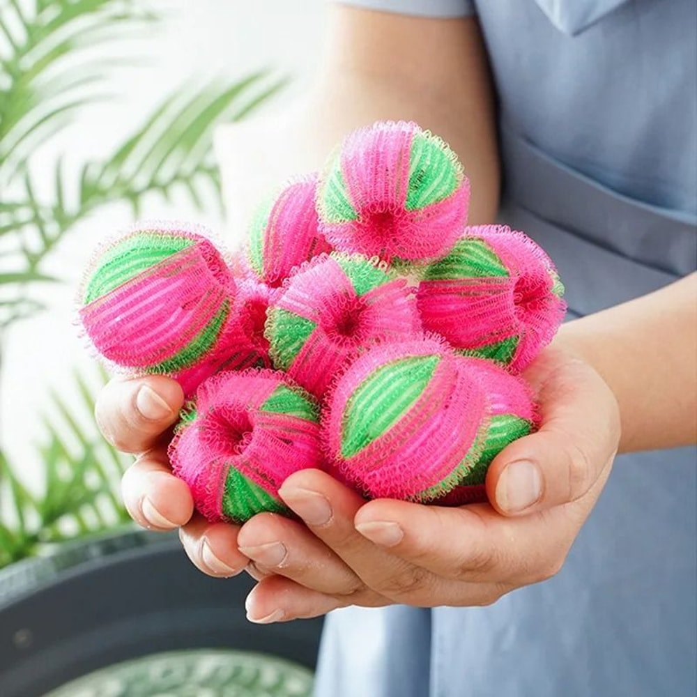 Reusable Roller Washing Machine Hair Remover And AntiTangle Laundry Balls 5