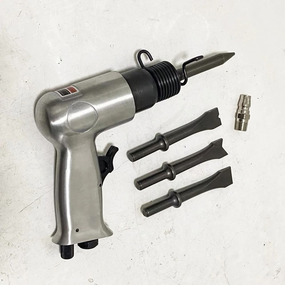 New Strong Type 150 Pneumatic Air Shovel Scraper Impact Hammer Wind Shovel Tool Set 6