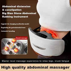 automatic heated abdominal vibrating massager wireless belt for waist and back