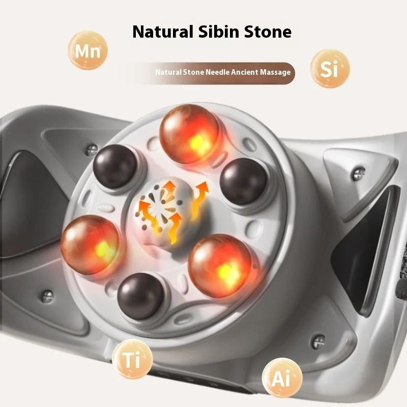 Automatic Heated Abdominal Vibrating Massager Wireless Belt For Waist And Back 2