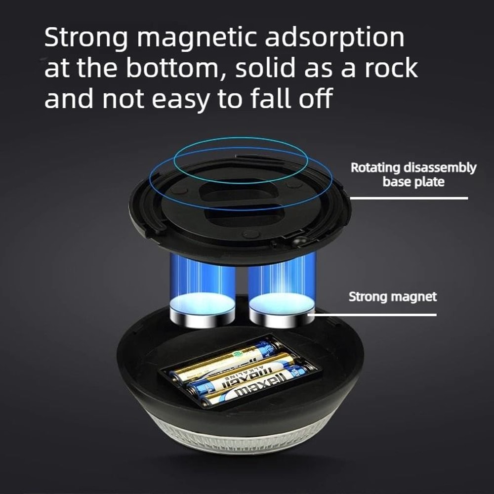 Car Emergency LED Warning Strobe Lights Strong Magnetic Induction Automotive Safety Accessories 5