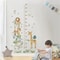 Cute Cartoon Animal Kids Growth Chart Wall Decoration Stickers For Childrens Rooms 0