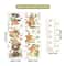 Cute Cartoon Animal Kids Growth Chart Wall Decoration Stickers For Childrens Rooms 6
