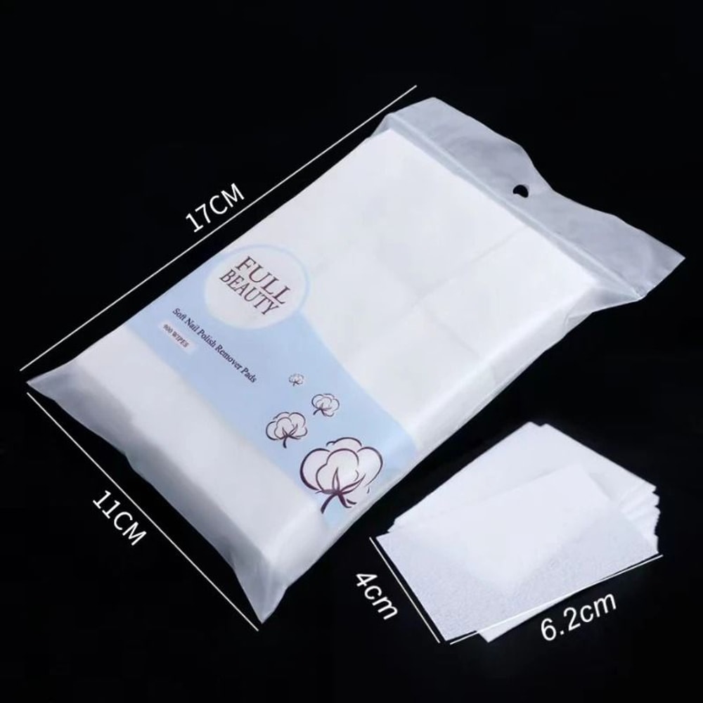 Professional LintFree Nail Polish Remover Cotton Wipes For UV Gel Manicure Cleansing 2