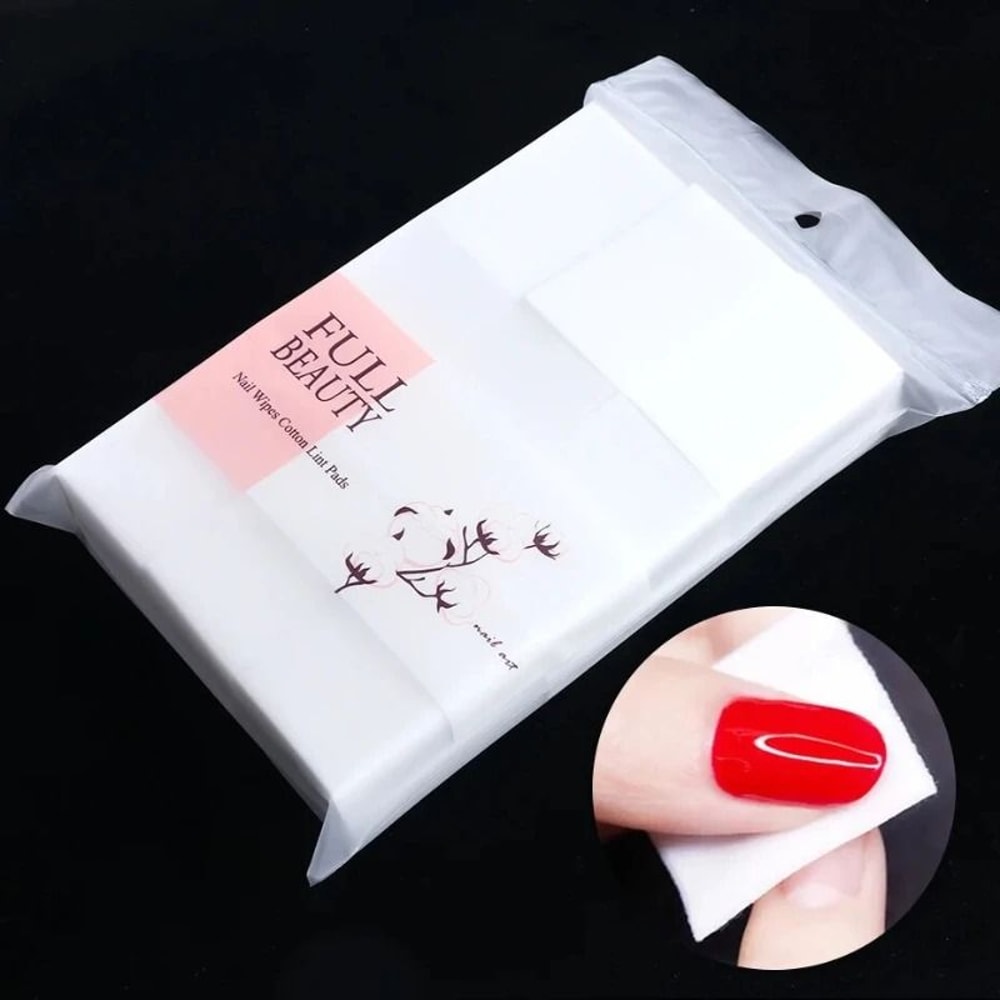 Professional LintFree Nail Polish Remover Cotton Wipes For UV Gel Manicure Cleansing 5