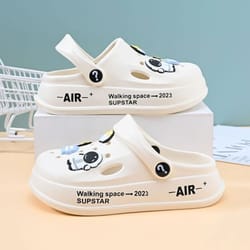 kids breathable closed-toe outdoor sandals summer non-slip beach slippers