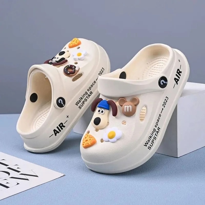 Kids Breathable ClosedToe Outdoor Sandals Summer NonSlip Beach Slippers 2