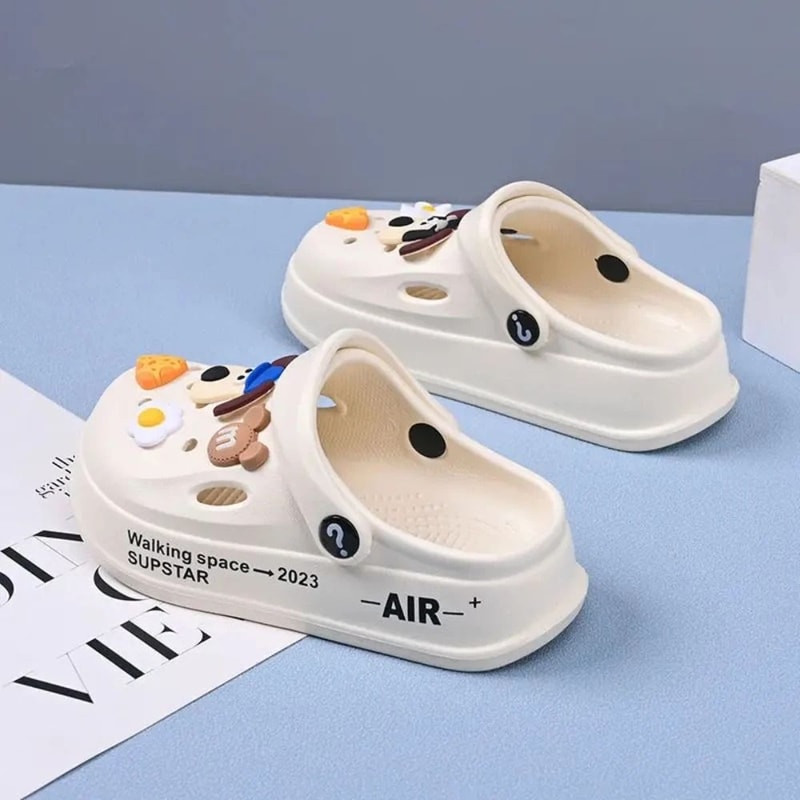 Kids Breathable ClosedToe Outdoor Sandals Summer NonSlip Beach Slippers 3