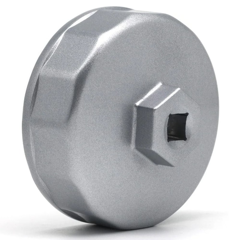 Aluminum 74mm Hat Style Car Oil Filter Wrench Socket Remover Tool 4