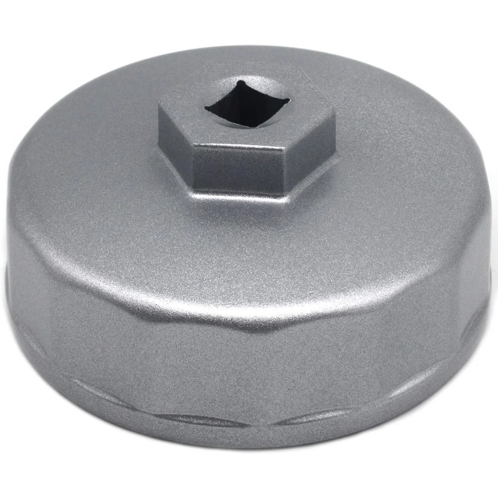 Aluminum 74mm Hat Style Car Oil Filter Wrench Socket Remover Tool 5