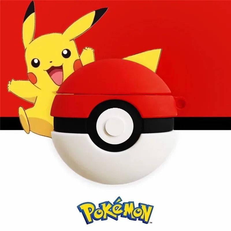 Pokemon Poke Ball Shockproof Protective Case For AirPods 2