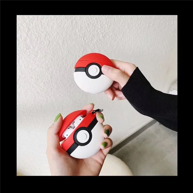Pokemon Poke Ball Shockproof Protective Case For AirPods 3
