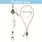 Sparkly Rhinestone Retractable Lanyard And Badge Holder For Women 2