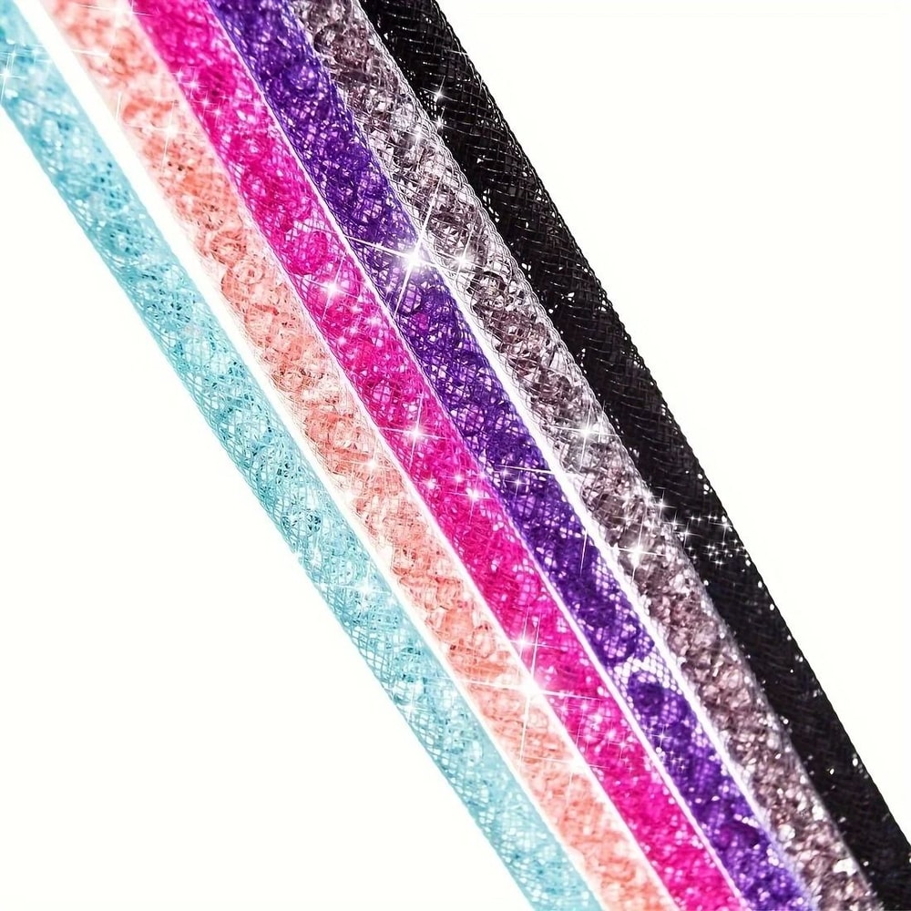 Sparkly Rhinestone Retractable Lanyard And Badge Holder For Women 3