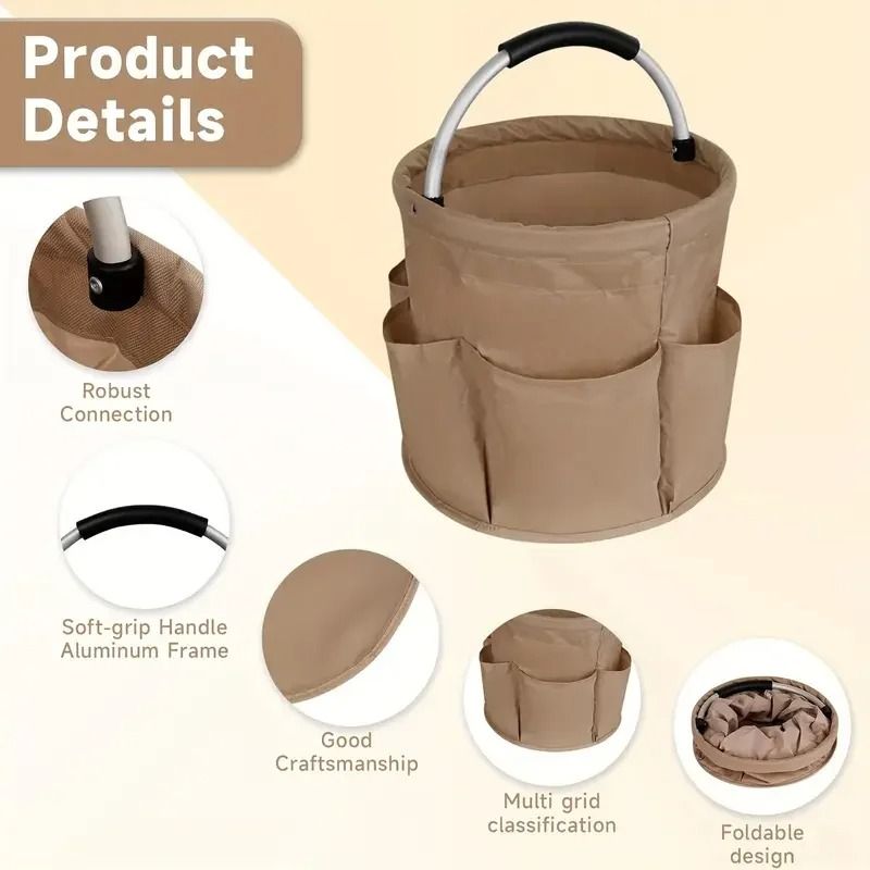 17L Large Folding Storage Organizer Bag And Outdoor Cleaning Caddy 3