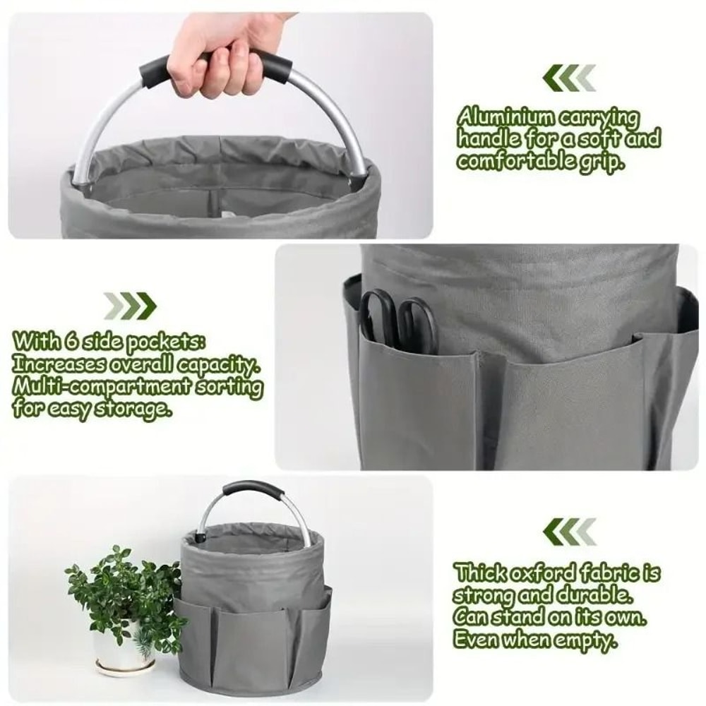 17L Large Folding Storage Organizer Bag And Outdoor Cleaning Caddy 5