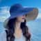 WideBrimmed UV Resistant Sun Hat For Women Foldable Beach Hiking Fisherman Hat 10