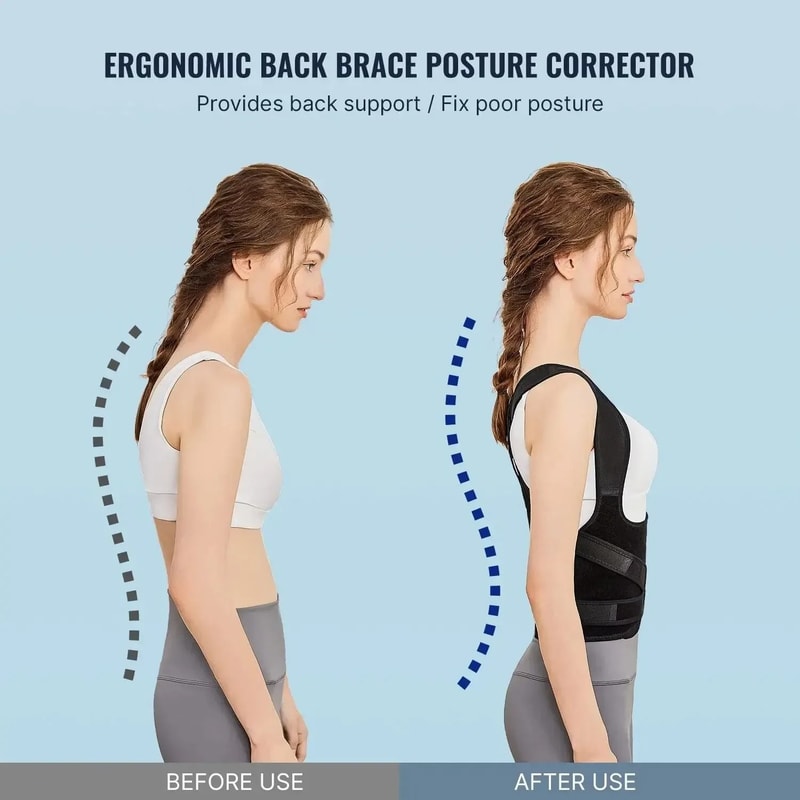 Back Support Brace Posture Corrector For Women And Men 1