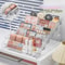 Clear Cosmetic Space Saving Display Stand For Makeup And Palettes 9