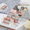 Clear Cosmetic Space Saving Display Stand For Makeup And Palettes 10