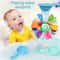 Colorful Suction Cup Windmill Toy For Bathroom And Outdoor Play 0
