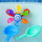 Colorful Suction Cup Windmill Toy For Bathroom And Outdoor Play 3