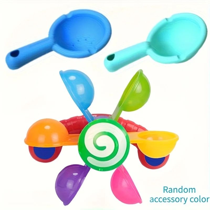 Colorful Suction Cup Windmill Toy For Bathroom And Outdoor Play 7