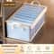 Large Capacity PVC Clothing Storage Box With Foldable Dustproof Lid 6