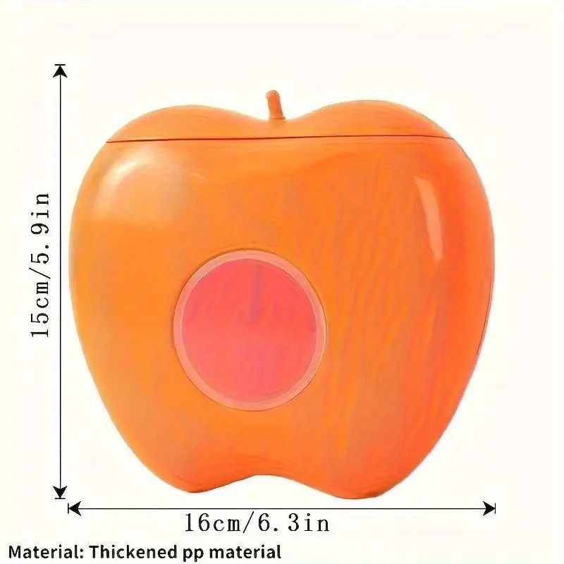 WallMounted AppleShaped Bag Dispenser And SpaceSaving Organizer 3