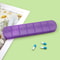 Weekly Medicine Box Mini Portable 7 Grid Pill Organizer Case 5