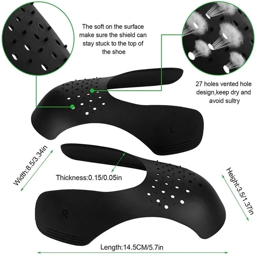 4Pcs Shoe Toe Cap Crease Protector For Sneaker Maintenance 1