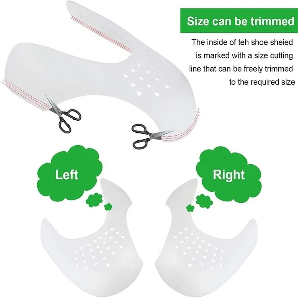 4Pcs Shoe Toe Cap Crease Protector For Sneaker Maintenance 2